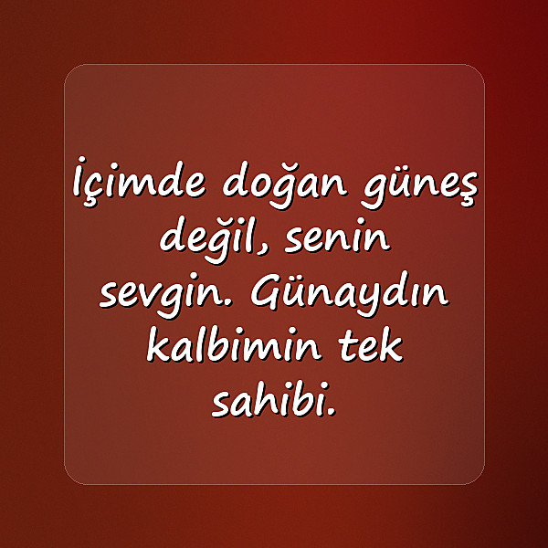 romantik günaydın mesajları - 10