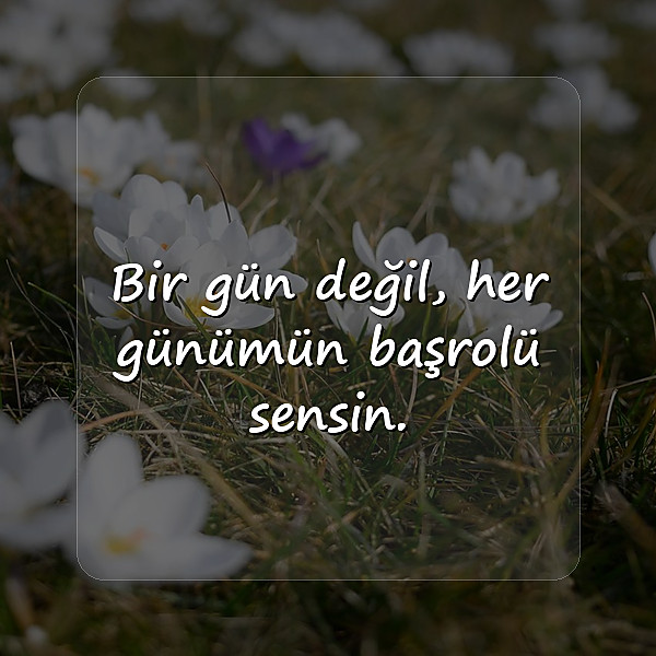 romantik sözler - 1
