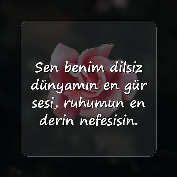 sevgiliye etkileyici sözler - 10
