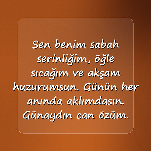 sevgiliye günaydın mesajı - 8