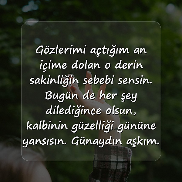 sevgiliye günaydın mesajı - 3