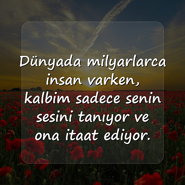 sevgiliye güzel sözler - 15
