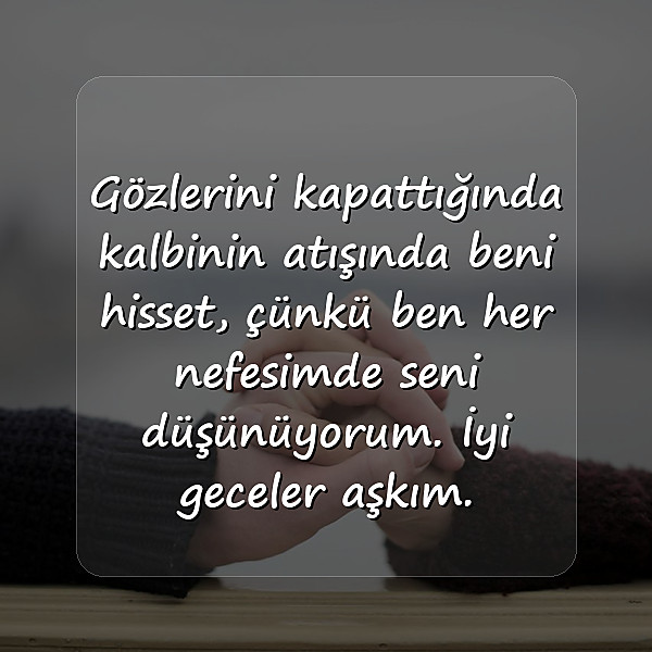 sevgiliye iyi geceler mesajı - 5