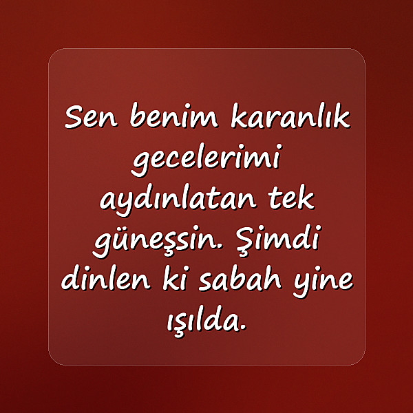 sevgiliye iyi geceler mesajı - 18