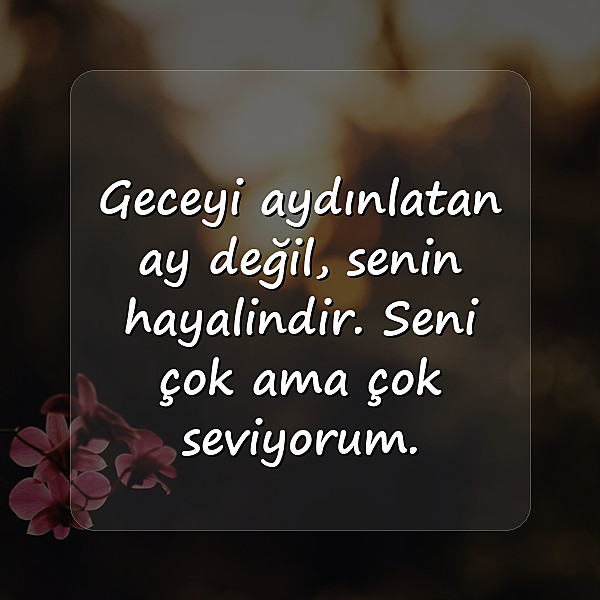 sevgiliye iyi geceler mesajı - 2