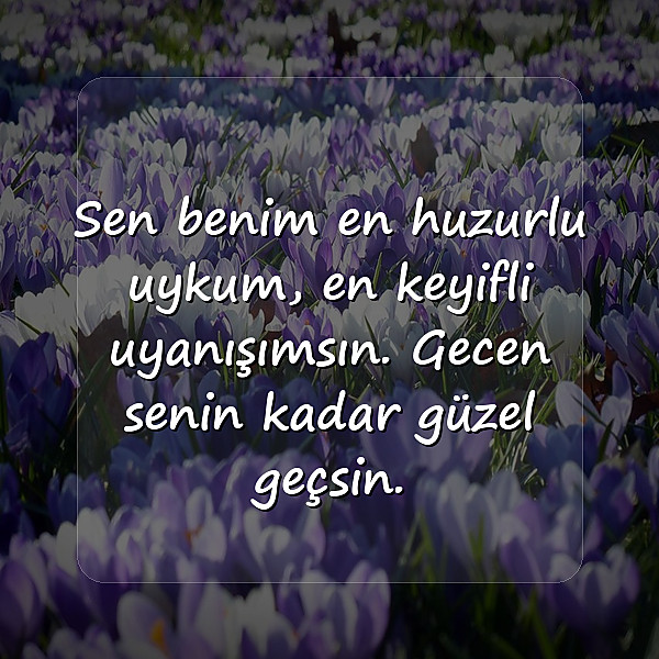 sevgiliye iyi geceler mesajları - 22