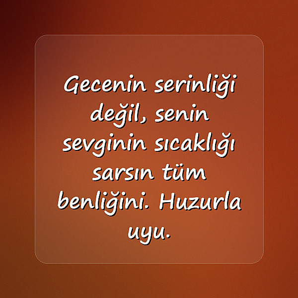 sevgiliye iyi geceler mesajları - 14