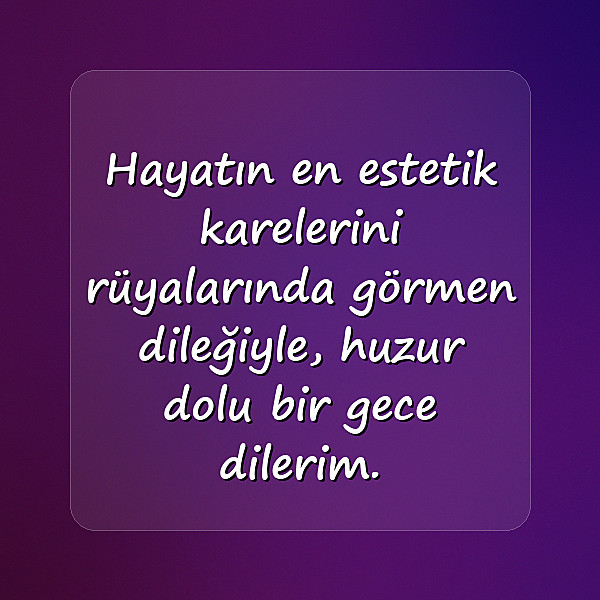 sevgiliye iyi geceler mesajları - 10