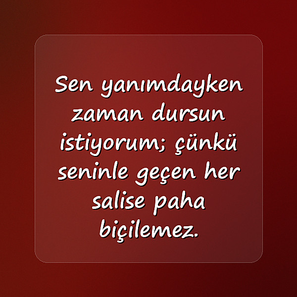 sevgiliye sözler - 8