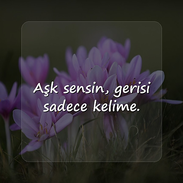 sevgiliye sözler - 3