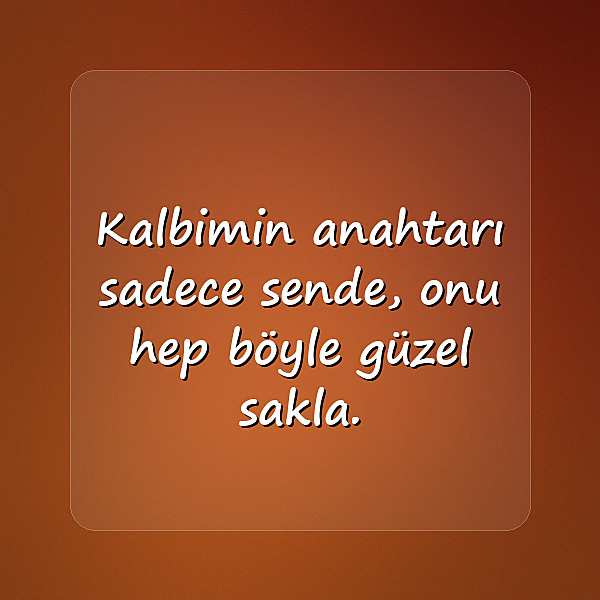 sevgiliye yazılacak sözler - 19