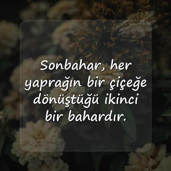 sonbahar sözleri - 5