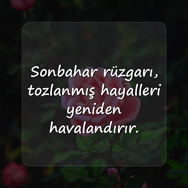 sonbahar sözleri - 22