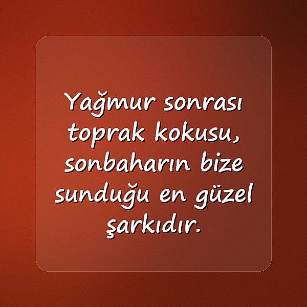 sonbahar sözleri - 18