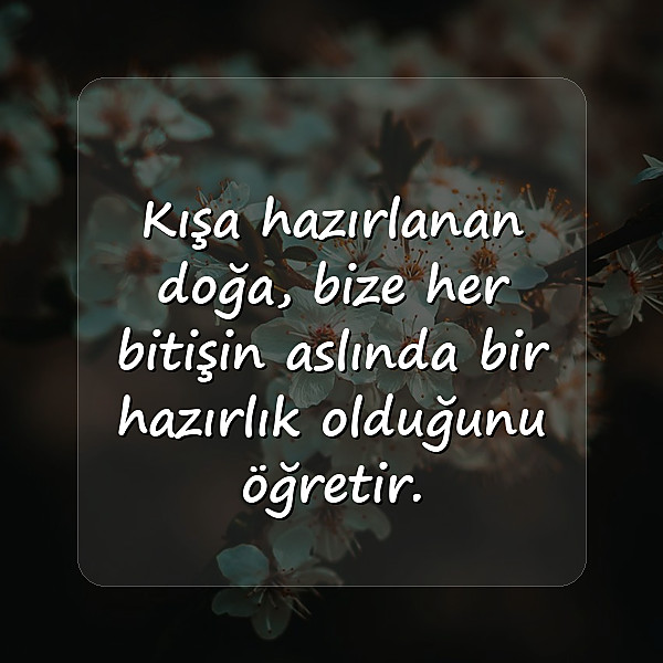 sonbahar sözleri - 2