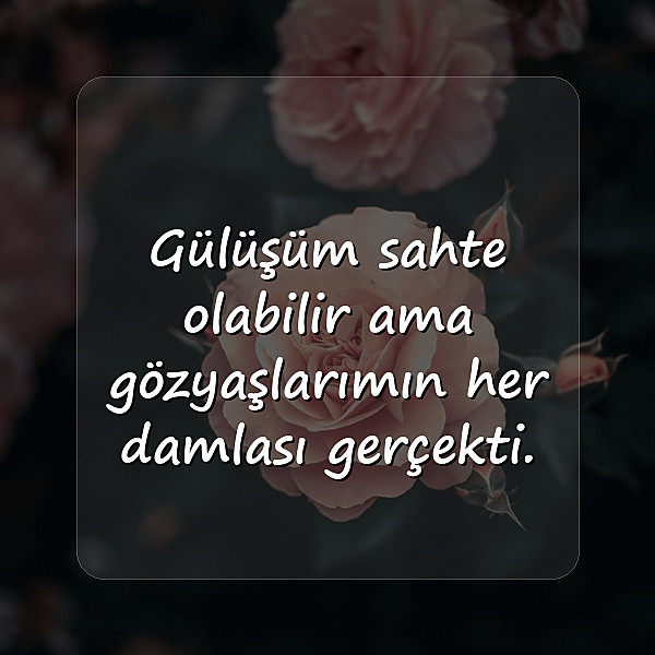 üzgün sözler - 1