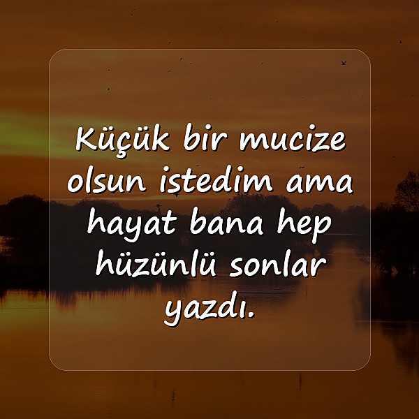 üzgün sözler - 6