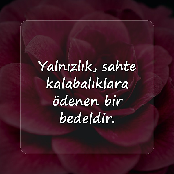 yalnızlık sözleri - 12
