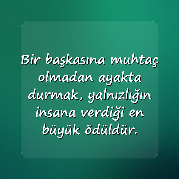 yalnızlık sözleri - 14