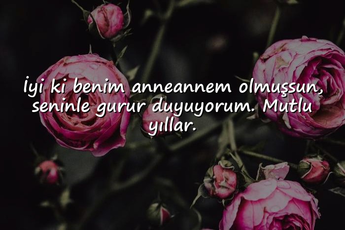 resimli Anneanneye Doğum Günü Sözleri - 1