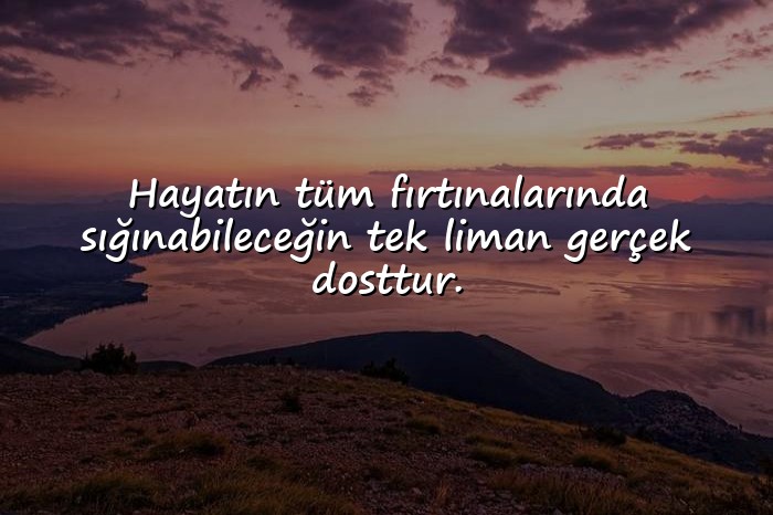 resimli Arkadaş ve Dostluk Sözleri - 11