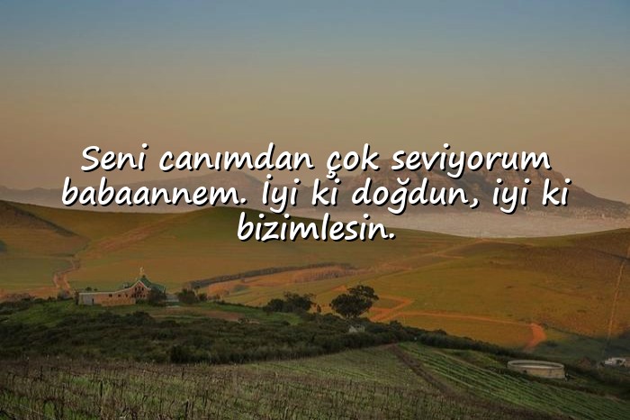 resimli Babaanneye Doğum Günü Sözleri - 1