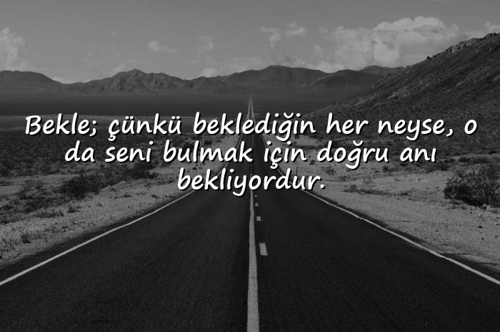 resimli beklemek ile ilgili sözler - 1