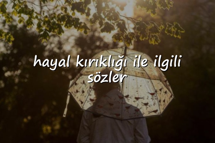 hayal kırıklığı ile ilgili sözler - 2026