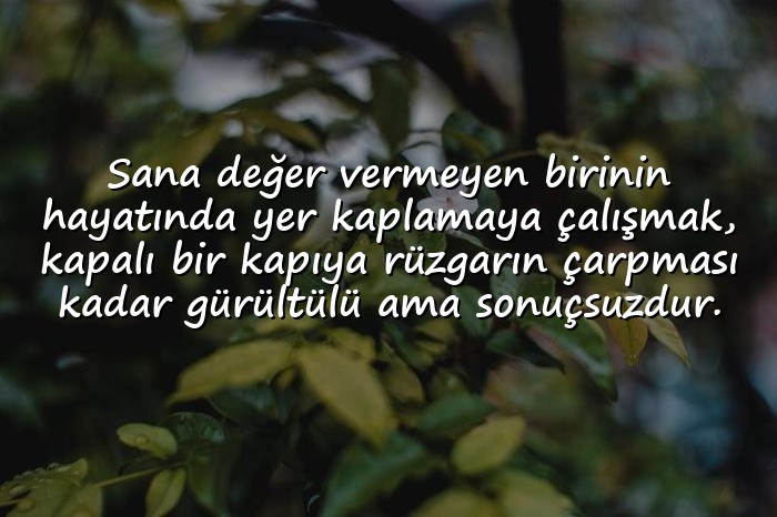 resimli değer vermek ile ilgili sözler - 1