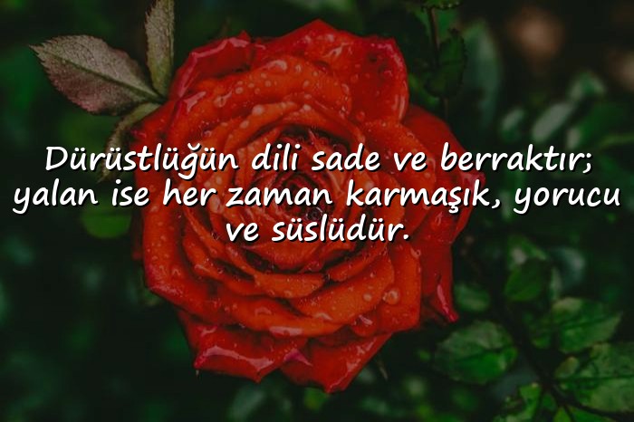 resimli dürüstlük ile ilgili sözler - 16