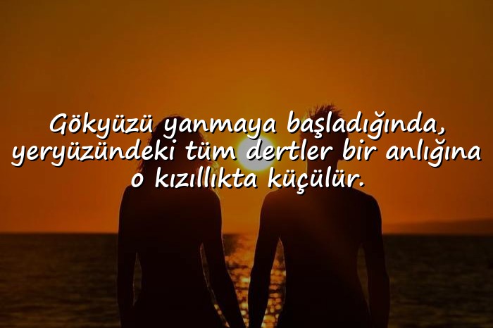 resimli gün batımı ile ilgili sözler - 21