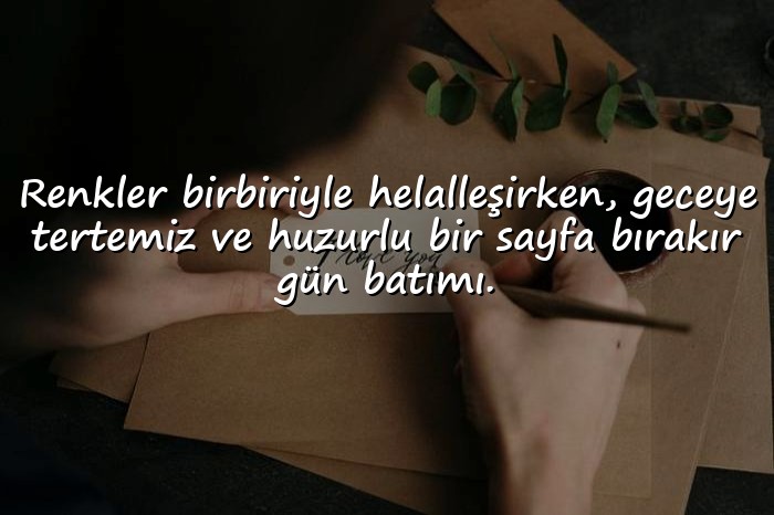 resimli gün batımı ile ilgili sözler - 16