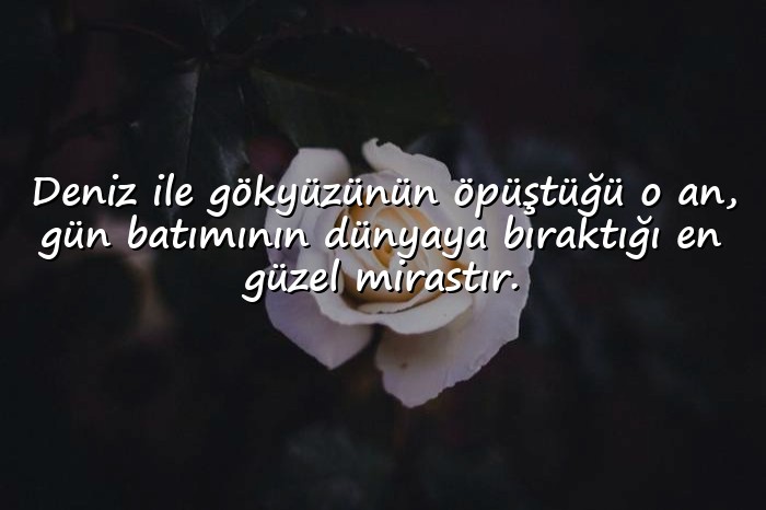 resimli gün batımı ile ilgili sözler - 6