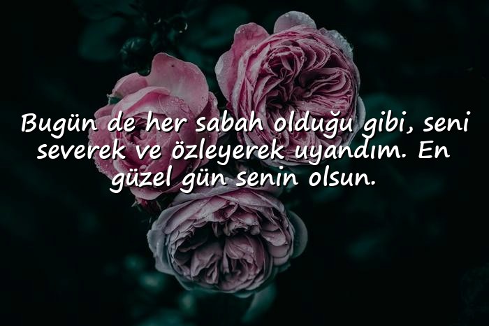 resimli günaydın aşk sözleri - 1