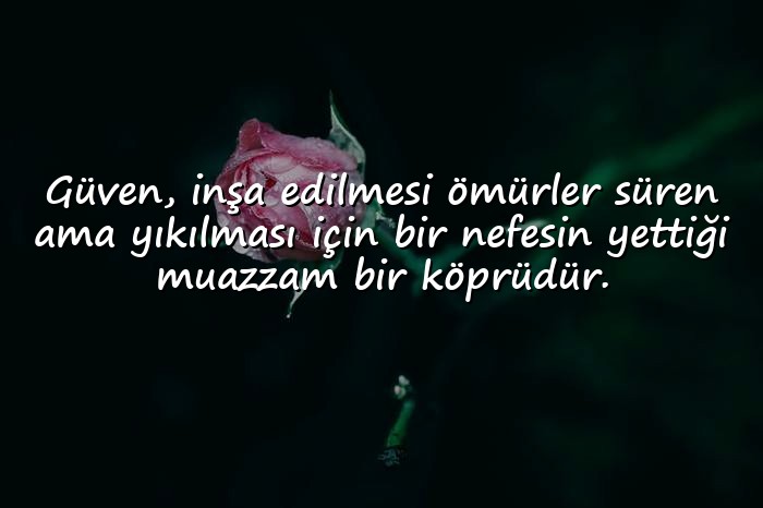 resimli güven ile ilgili sözler - 21