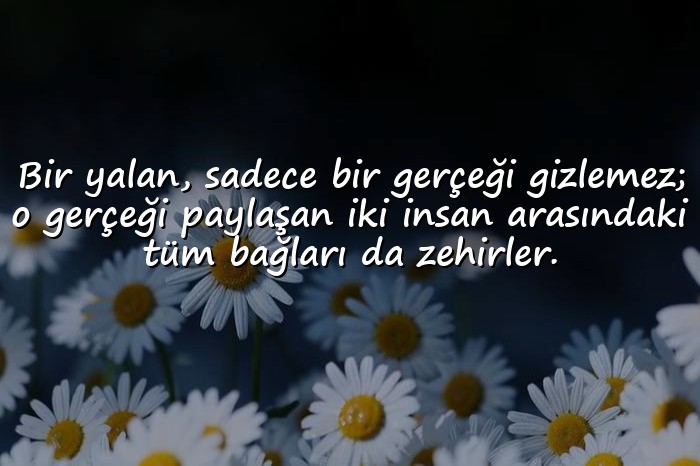 resimli güven ve yalanla ilgili sözler - 21
