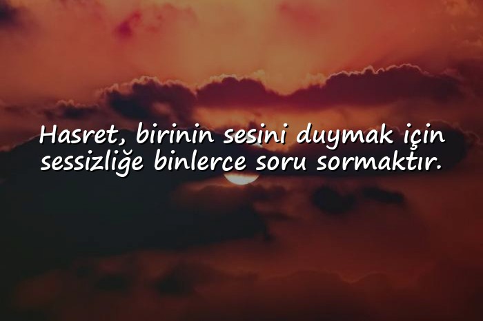resimli hasret özlem sözleri - 6