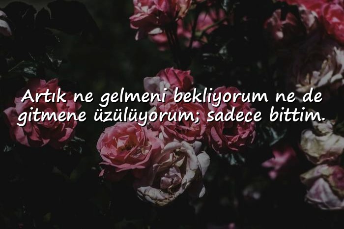 resimli hüzünlü sözler - 1