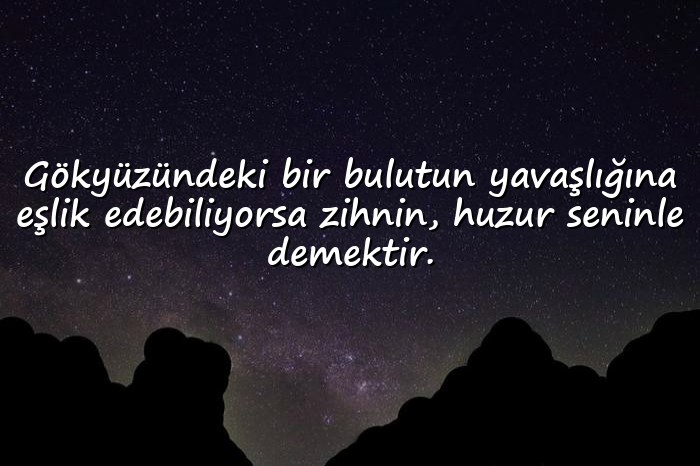 resimli huzur ile ilgili sözler - 11