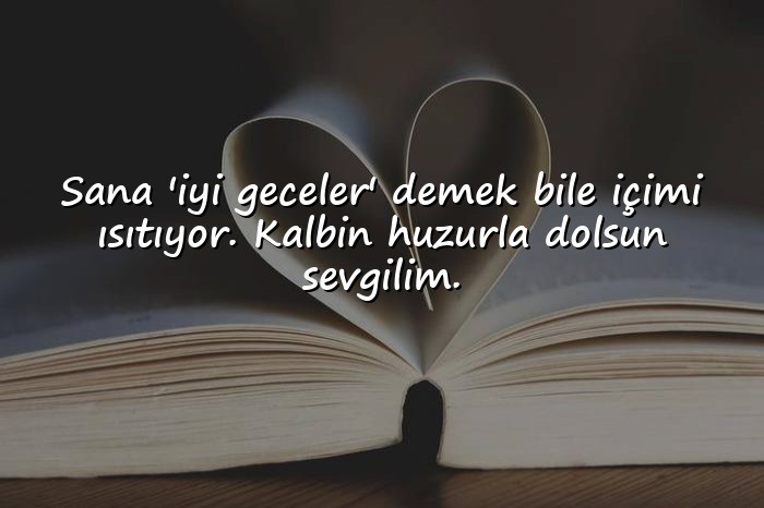 resimli iyi geceler mesajı sevgiliye - 12