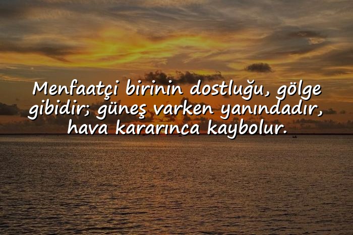 resimli Menfaat Sözleri - 1