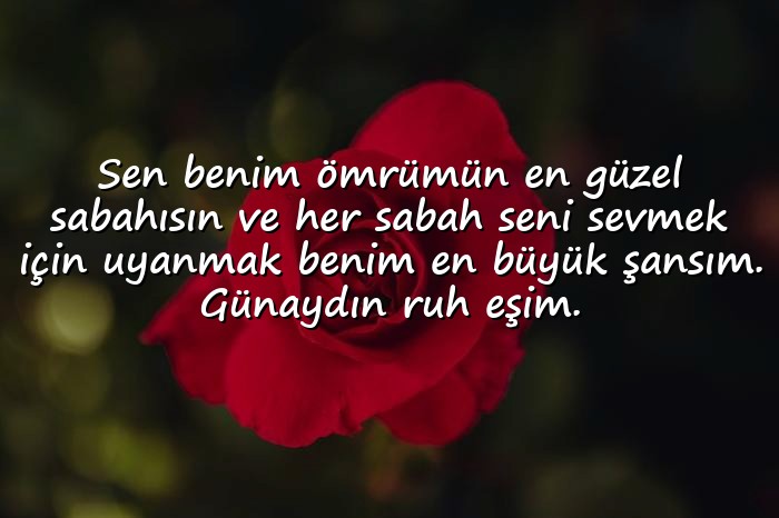 resimli sevgiliye günaydın mesajı - 1