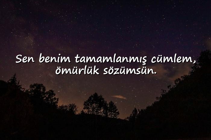 resimli sevgiliye ömürlük sözler kısa - 1